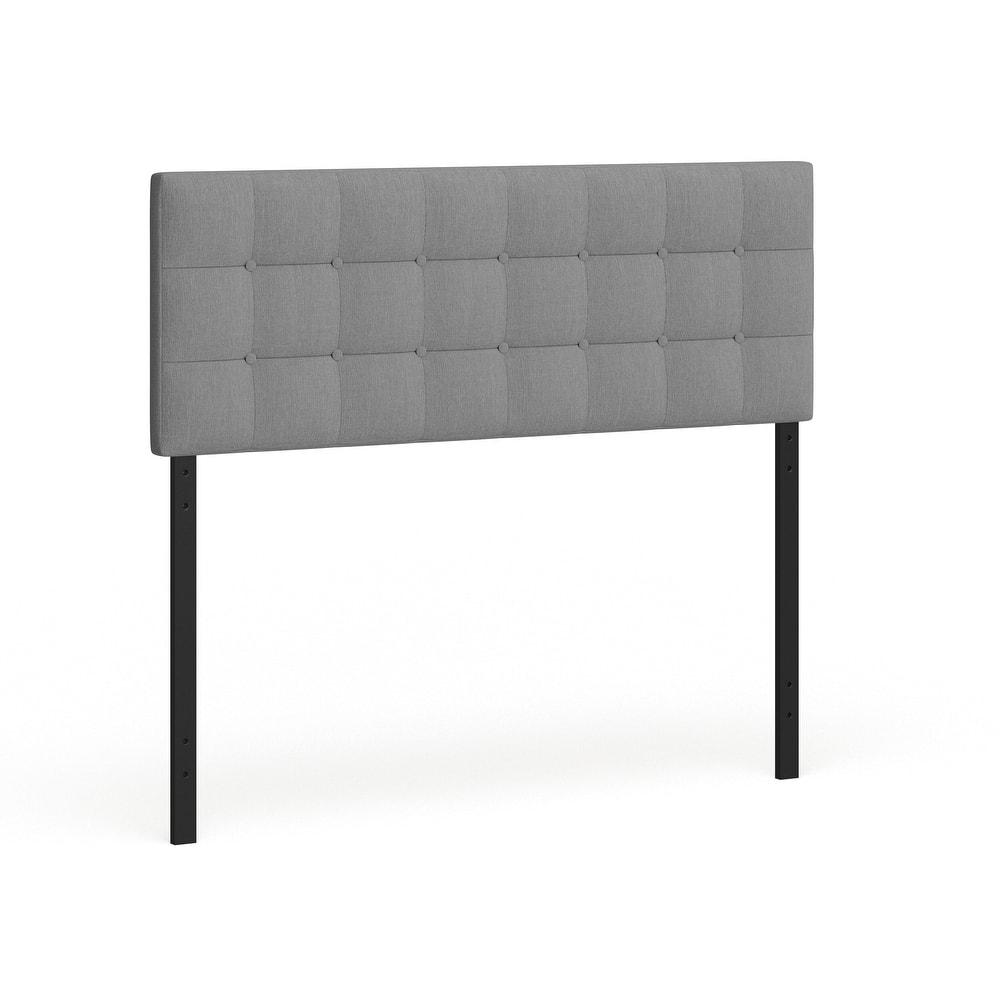 The Gray Barn Silver Lake Morton Button Tufted Queen Headboard