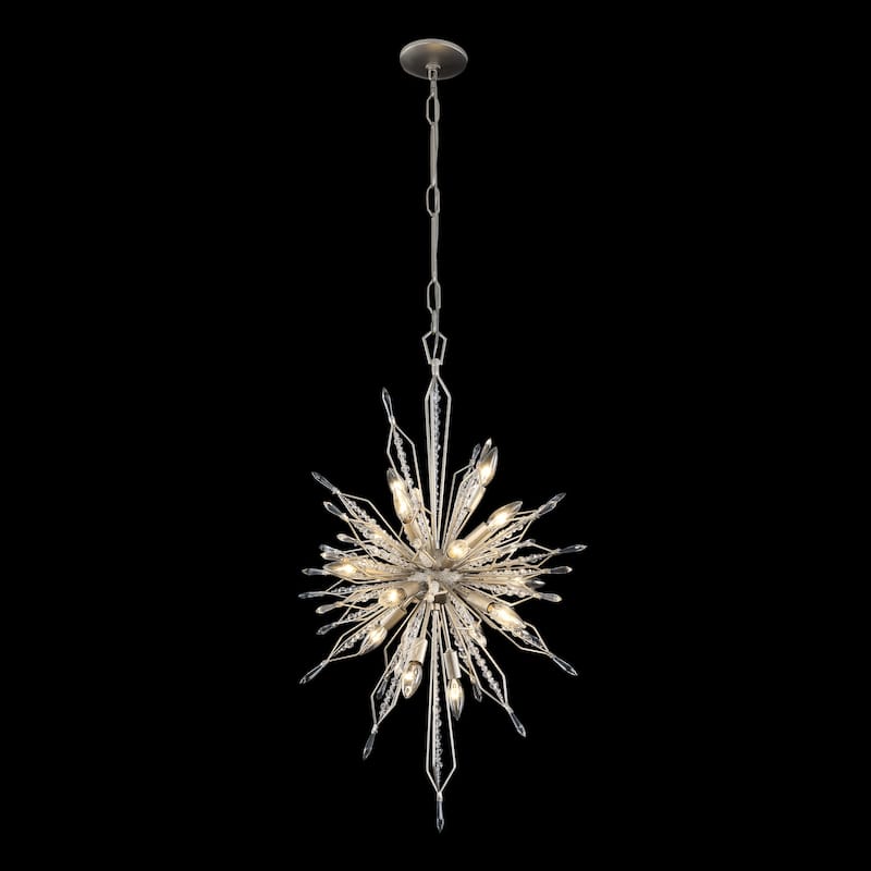 Varaluz Orbital Pendant - 20"D x 20"W x 36"H - Gold Dust