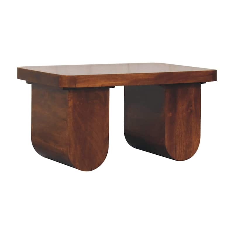 Artisan Furniture Solid Wood Chunky Chestnut Coffee Table