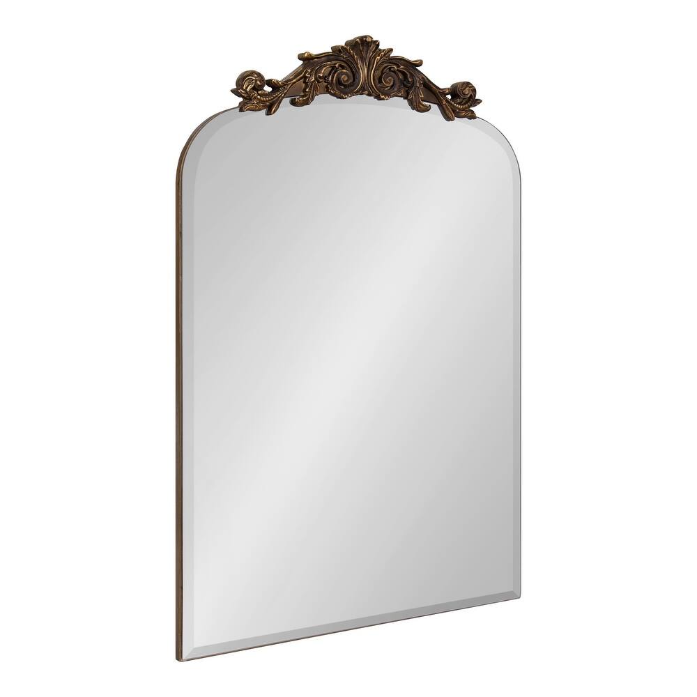 Kate and Laurel Arendahl Beveled Frameless Arch Mirror - 20x30