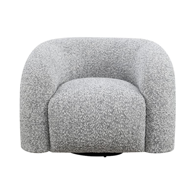 Furniture of America Korix Modern 37-inch Boucle Swivel Accent Chair