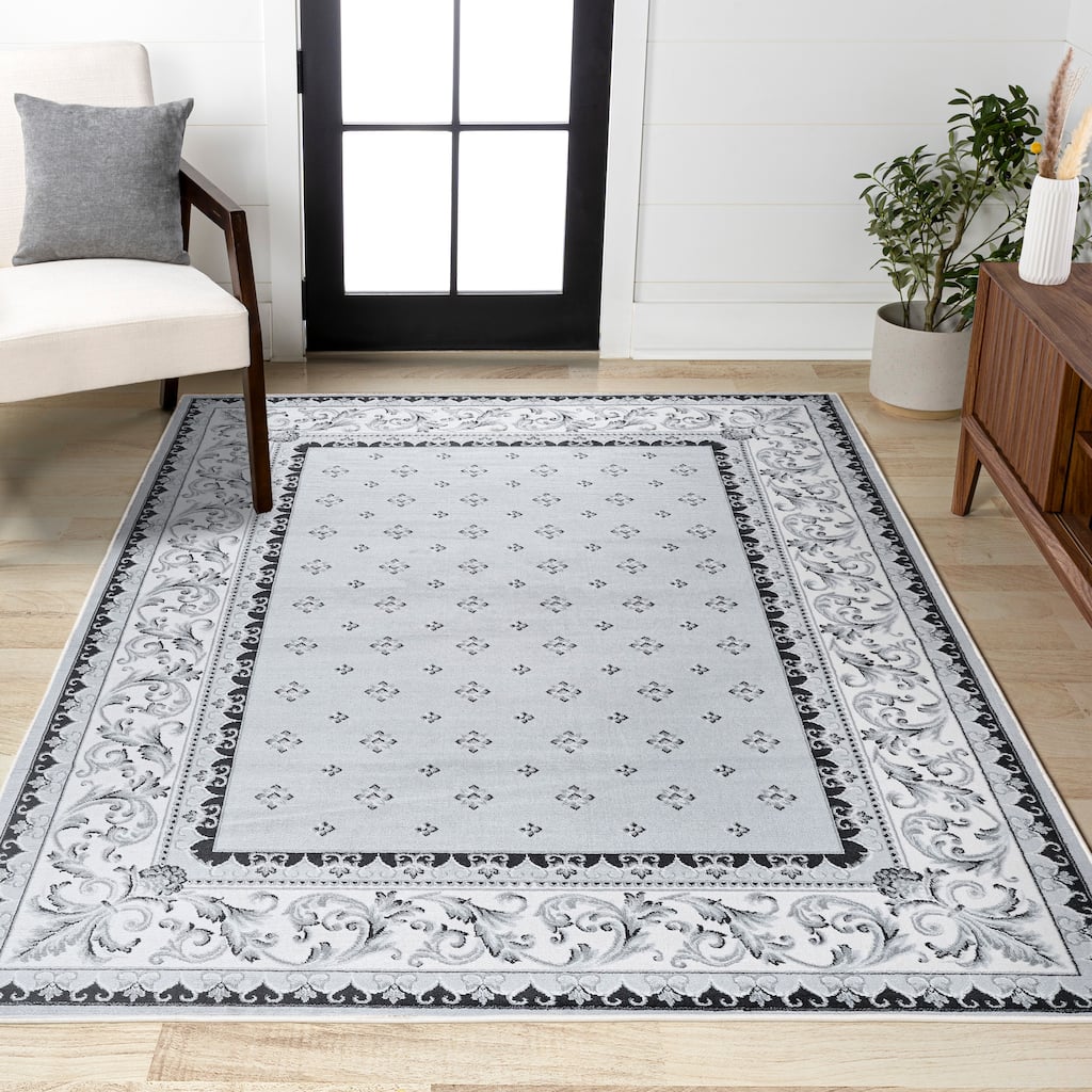 JONATHAN Y Marrakesh French Border Area Rug
