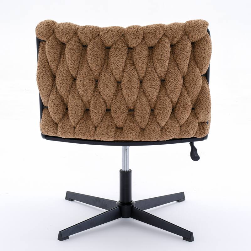 Armless Office Desk Chair No Wheels