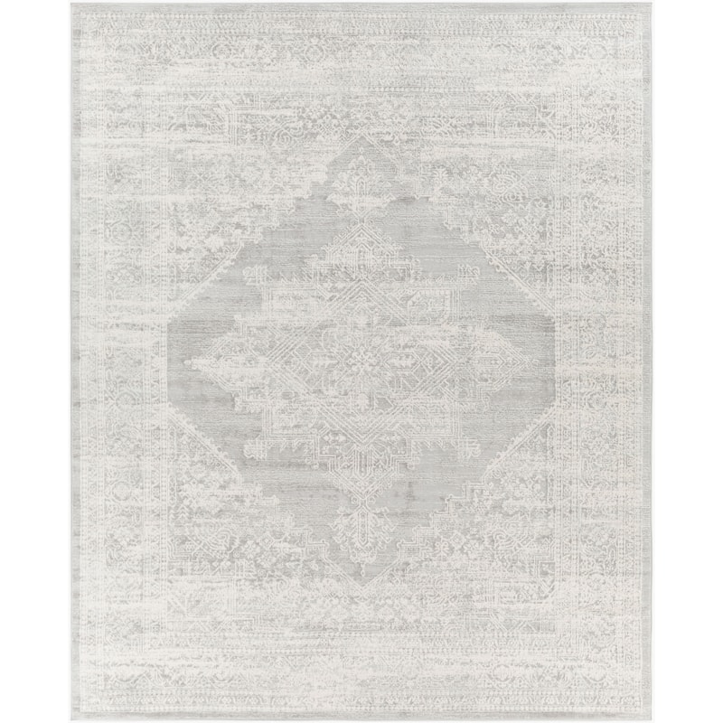 Livabliss Uranus Distressed Medallion Area Rug