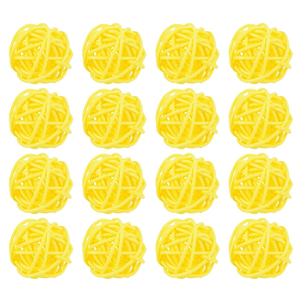 Wicker Rattan Balls 1.2 Inch Rattan Decorative Balls Vase Fillers