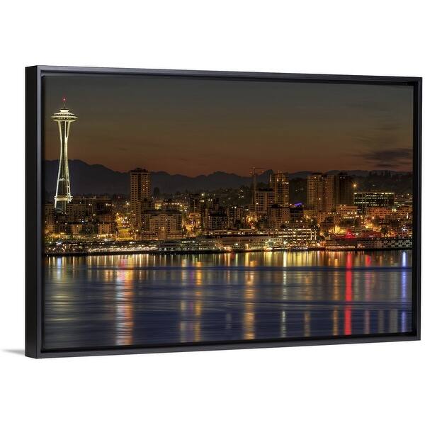 Shop Seattle Skyline With Space Needle On Puget Sound From Alki