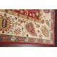 preview thumbnail 12 of 18, Floral Traditional Oriental Kazak Area Rug Wool Hand-knotted Carpet - 5'9" x 9'1"