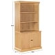 preview thumbnail 23 of 30, SAFAVIEH Couture Haylina 4-Shelf Wood Bookcase - 40"W x 21"D x 79"H