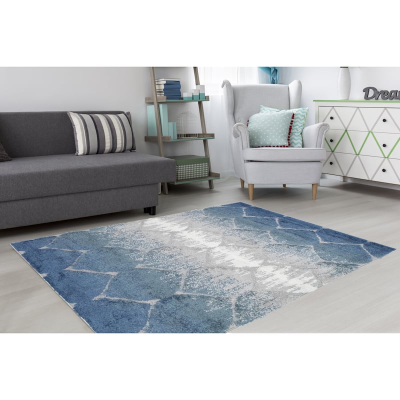 Noori Rug Monaco Theron High-low Trellis Area Rug