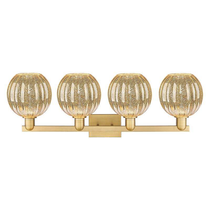 Innovations Lighting Downtown Urban - Preston - 4 Light 36" Globe Shade Bath Vanity Light