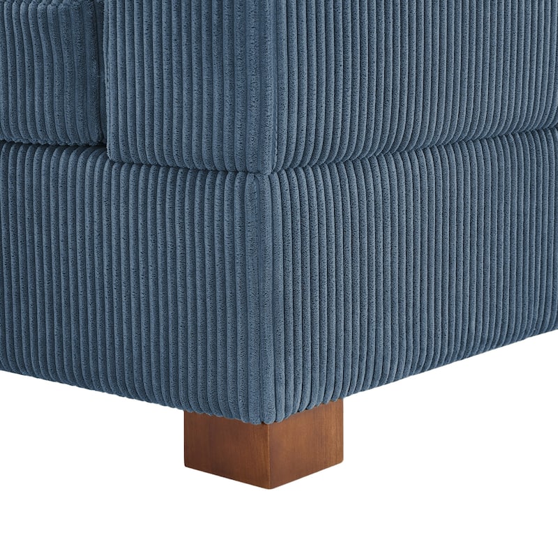 Corduroy Armchair Sofa Corner Chairs With Pillows