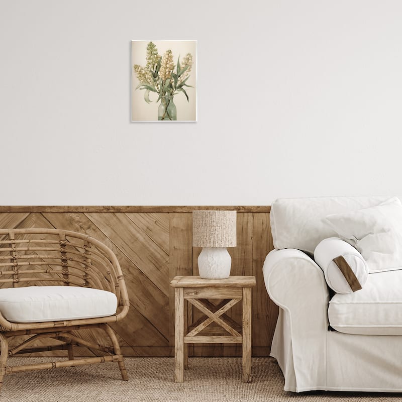 Stupell Country Botanicals in Green Jar Wall Plaque Art Design By Arlington Prints