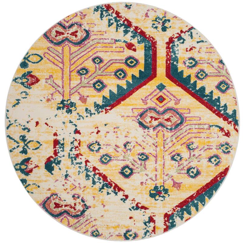 SAFAVIEH Watercolor Zafeiria Modern Abstract Rug