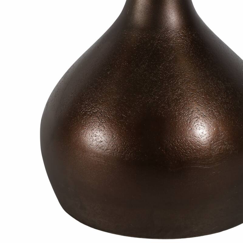 Round Accent Table - Marble Top with Ball Base - 21"