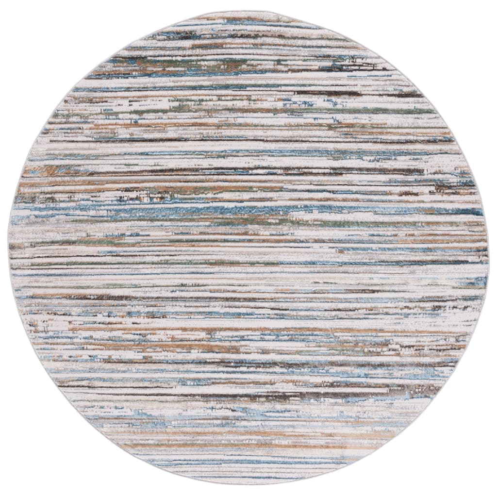 SAFAVIEH Bel Air Idelette Modern & Contemporary Rug - 6'7" Round