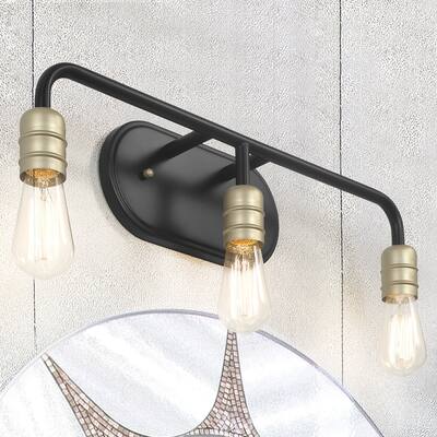 Carbon Loft Cuno 3-light Bath Vanity Fixture - 21.77"x4.93"x6.3"