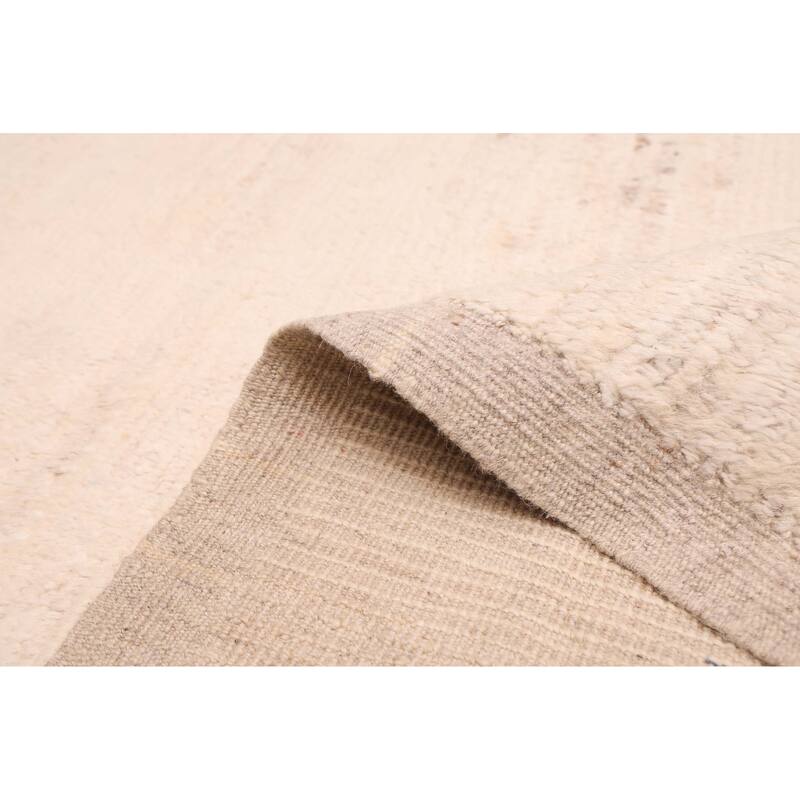 ECARPETGALLERY Hand-knotted Pak Finest Marrakesh Ivory Wool Rug - 8'4 x 11'9