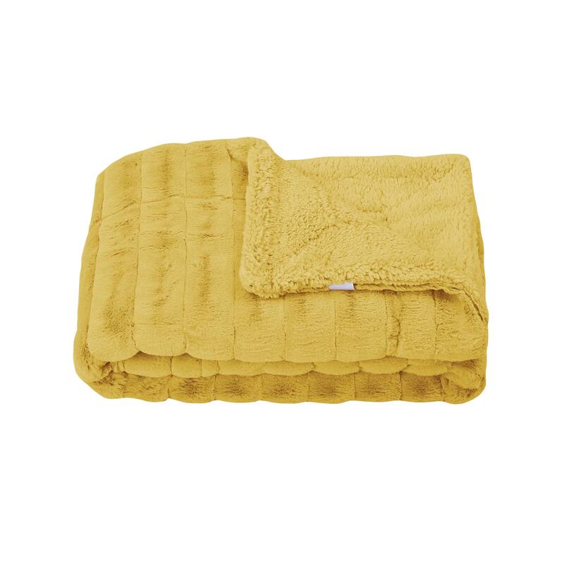 Supermink Decorative Fauxfur Throw 60'' x 80''