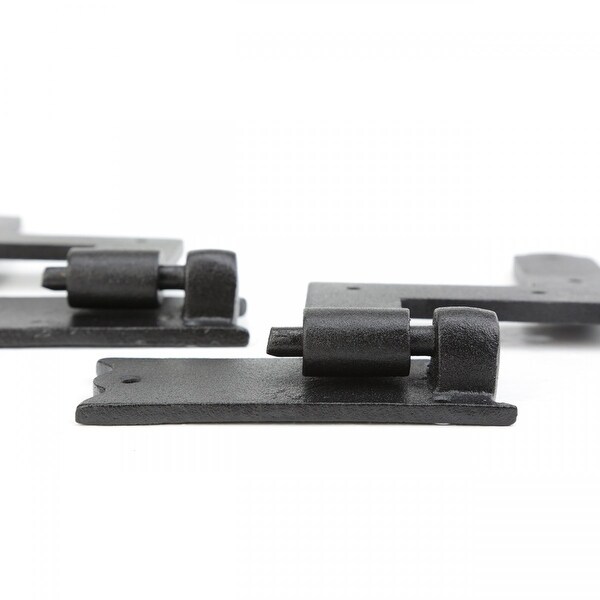 Window Shutters Wrought Iron Shutter Hinges Adjustable Rustproof Finish