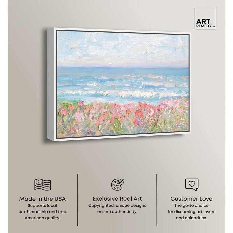 Waves of Peace Canvas by Art Remedy