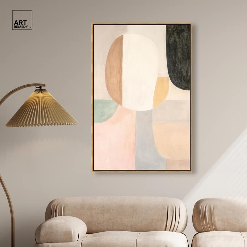 Soft Cubism I Canvas by Art Remedy