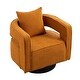 preview thumbnail 10 of 42, Accent Open Back Chair Modern Comfy Sofa Chair With Base, Club Chair Leisure Arm Chair For Lounge