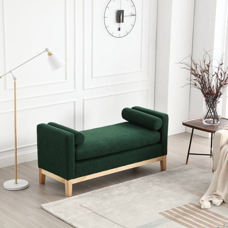 Elegant Upholstered Bench for End of Bed and Living Room