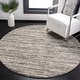 preview thumbnail 27 of 49, SAFAVIEH Retro Lubomira Modern Abstract Rug 6' Round - Ivory/Grey - Round