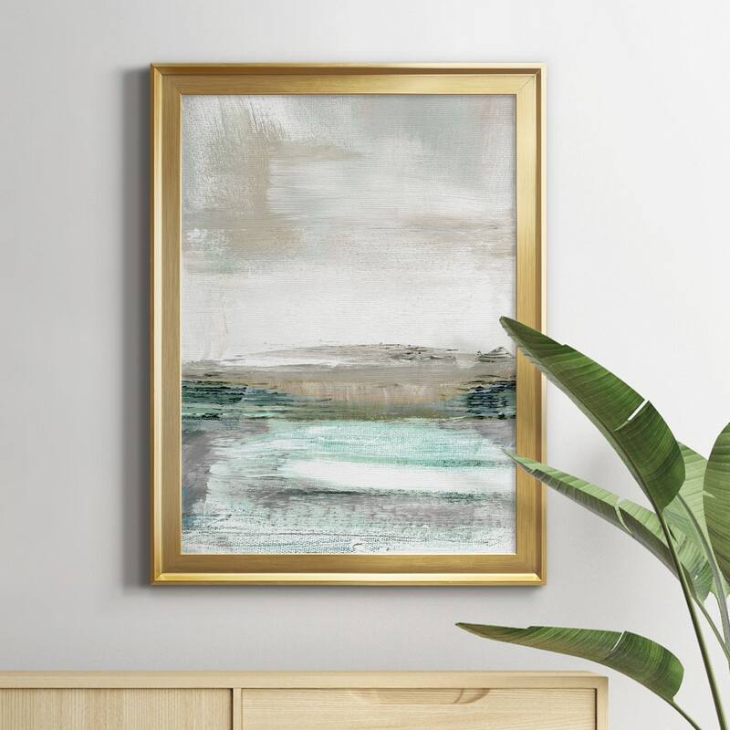 Summer Teal I Premium Framed Print - Ready to Hang