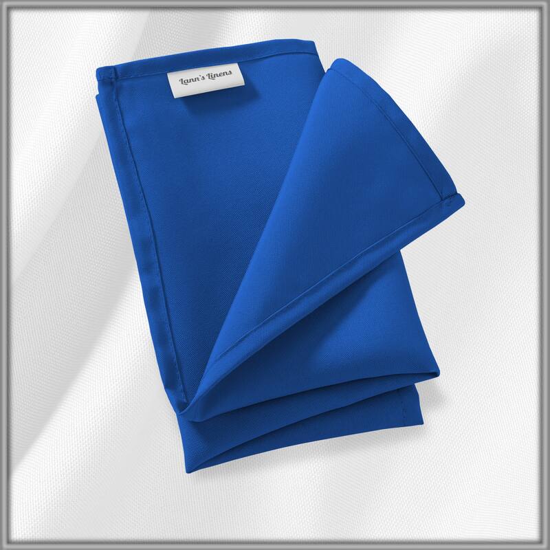 12 Pack 20 Inch Polyester Cloth Dinner Napkins for Party Restaurant