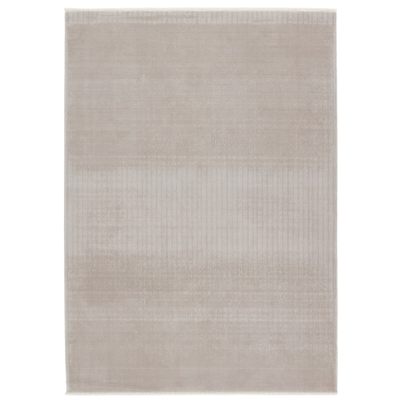 Arion Solid Taupe/ Light Gray Area Rug - 5' x 7'6" - Runner/Rectangle