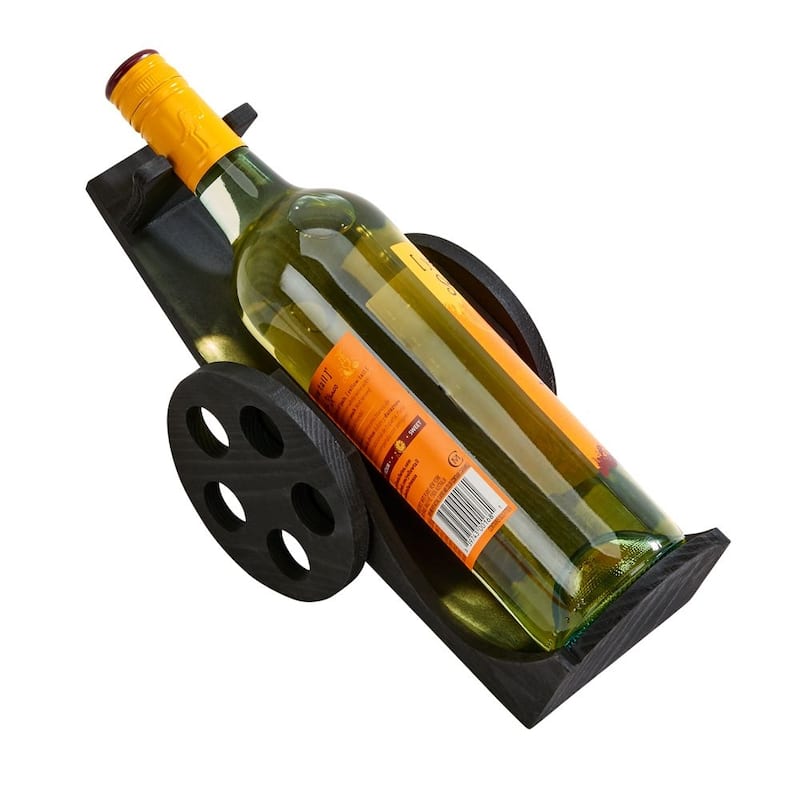 Wine Bottle Cart, 6" X 12" - 12" x 5" x 6"