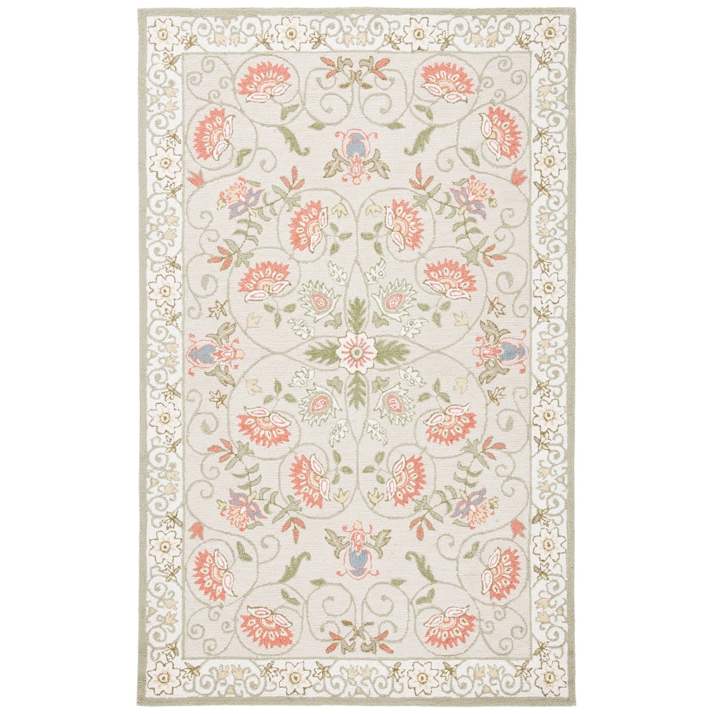 SAFAVIEH Handmade Chelsea Alecsandra French Country Wool Rug