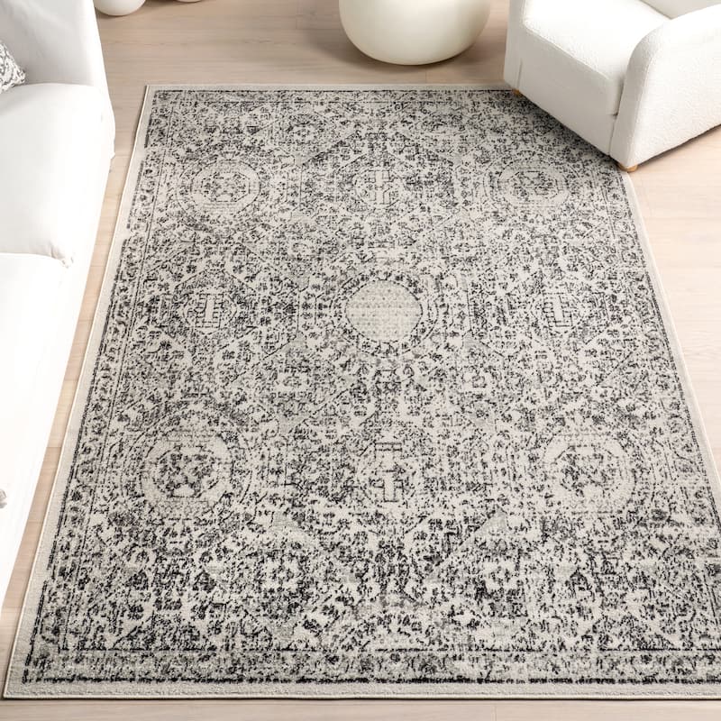 Nuloom Minta Vintage Transitional Area Rug - 5' x 7'5" - Grey