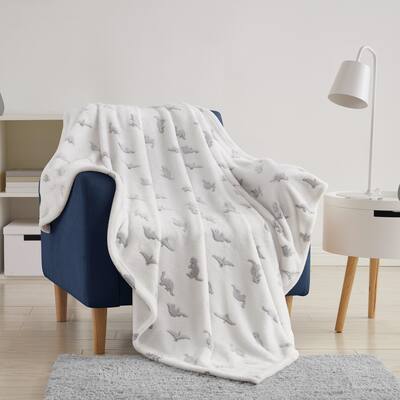 Olivia & Finn Dino Glow in the Dark Throw