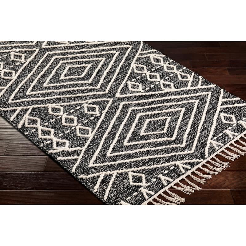 Livabliss Harris Handmade Cotton Boho Nomad Area Rug