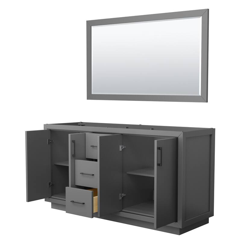 Wyndham Collection WCF1111-66D-CX-M58 Icon 66" Double Free Standing