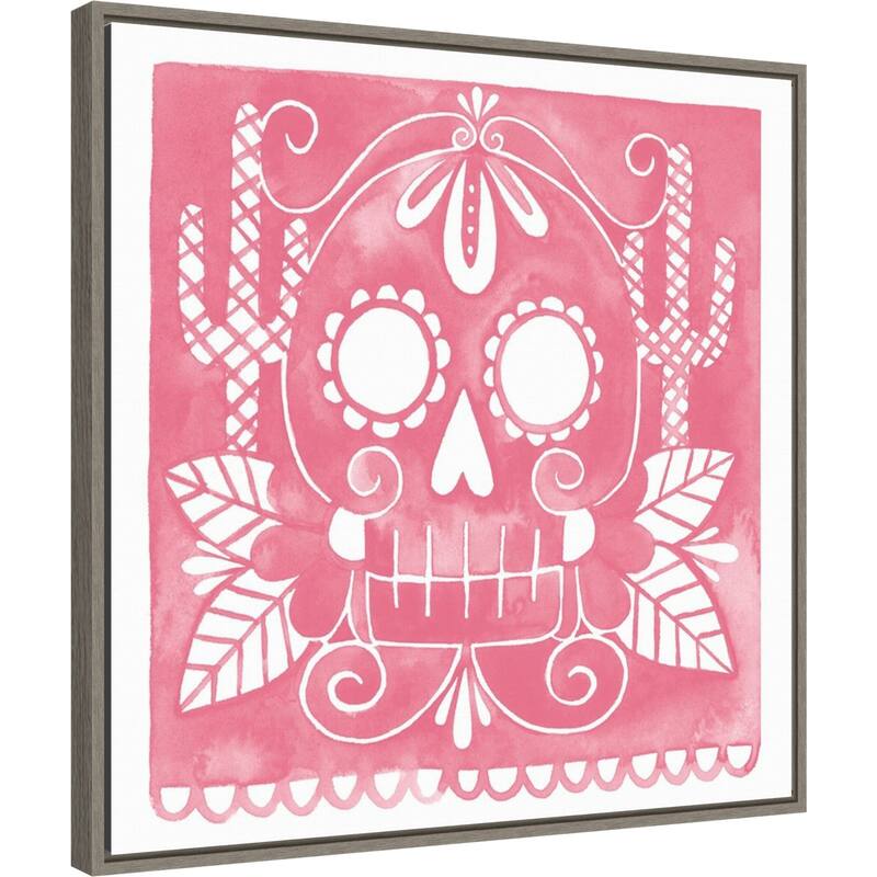 Amanti Art Dia de Fiesta IV Framed Canvas Wall Art