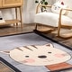 preview thumbnail 8 of 11, Nuloom Samantha SpinClean Kitten Kids Machine Washable Area Rug