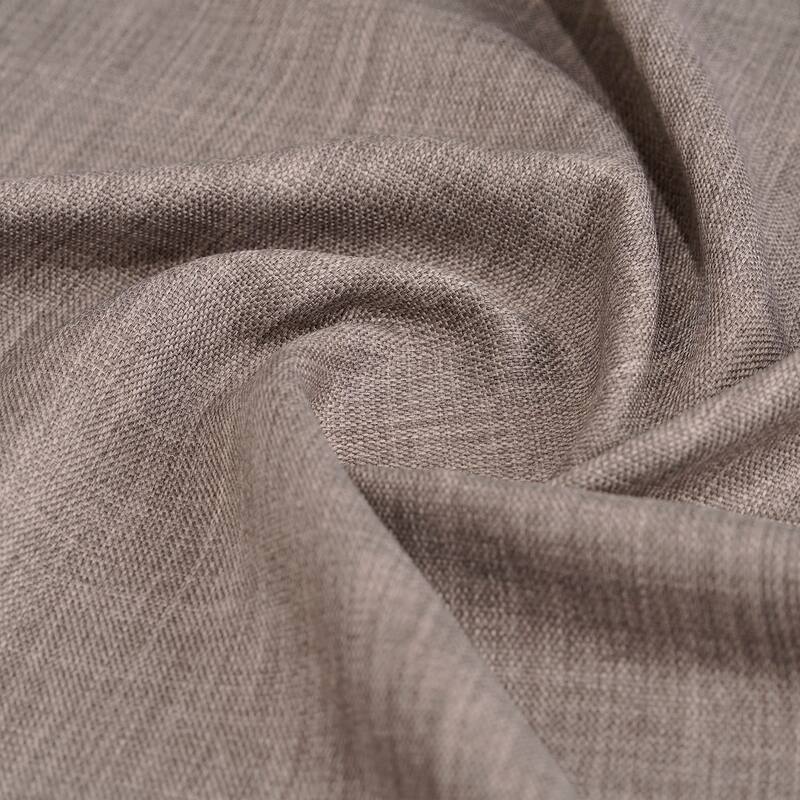 Exclusive Fabrics Textured Faux Linen Extra Wide Room Darkening Curtains for Bedroom & Living Room Curtains (1 Panel)