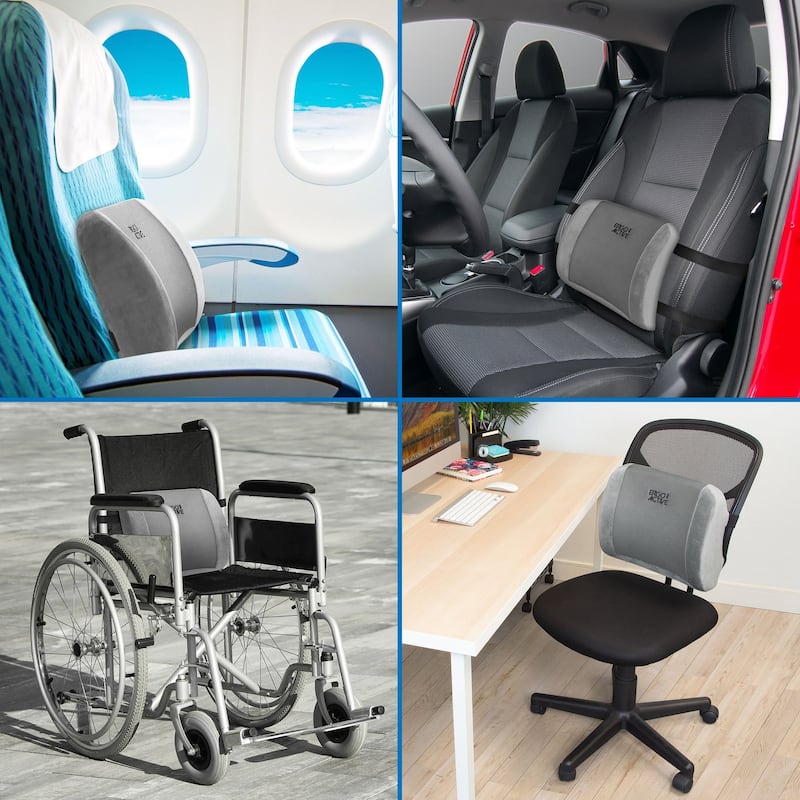 Mount-It! Lumbar Support Back Pillow Office Chair