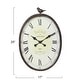 preview thumbnail 3 of 8, Metal Wall Clock with Bird