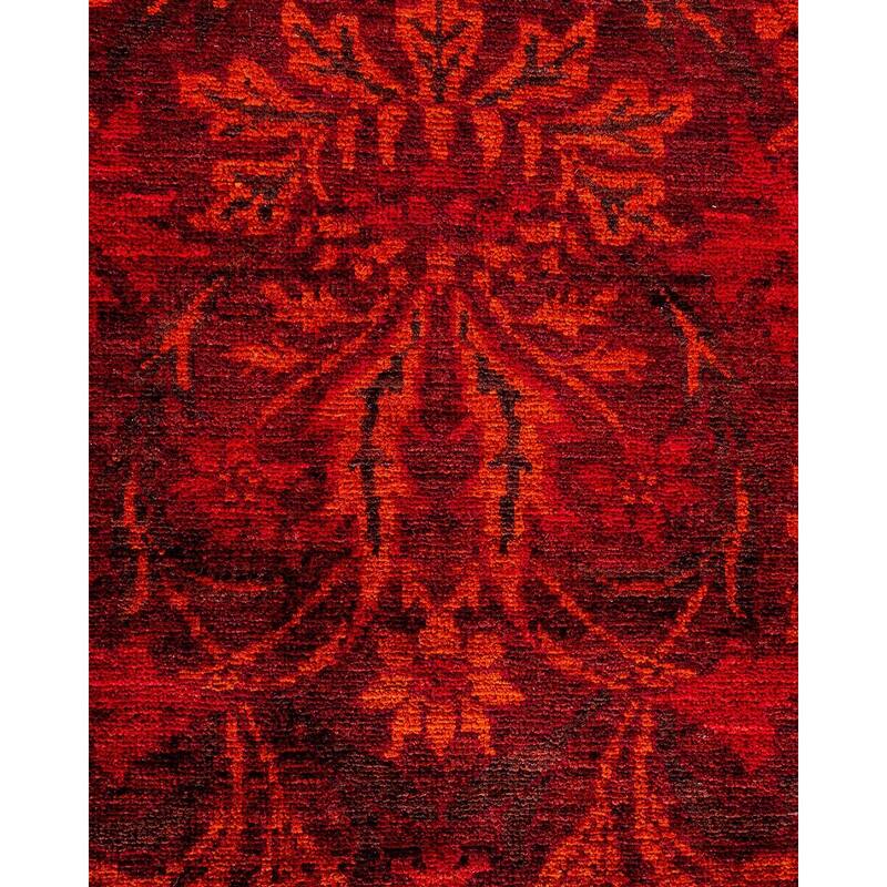 Vibrance, One-of-a-Kind Hand-Knotted Area Rug - Brown, 6' 1" x 8' 10" - 6' 1" x 8' 10"