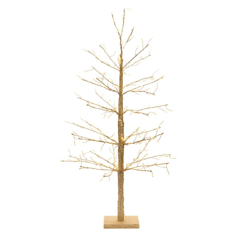 LED Lighted Twig Christmas Tree - 36" - Warm White Lights - 3 Foot