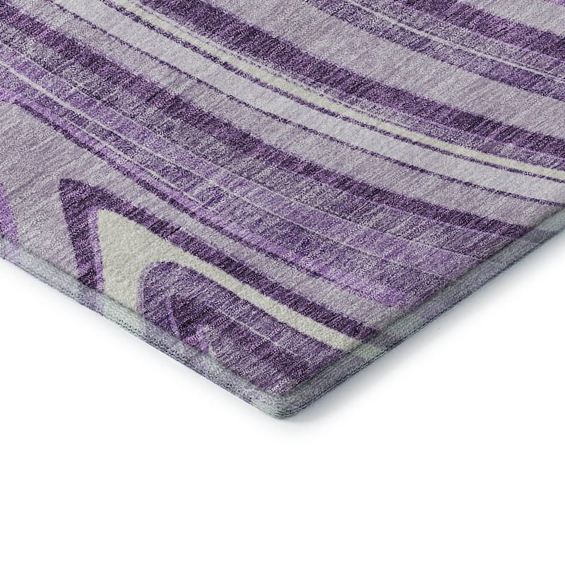 Premium Washable Super Soft Modern Waves Mayfield Rug