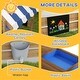 preview thumbnail 6 of 6, Wooden Sandbox, for 3-7 Years Old Kids - Multi