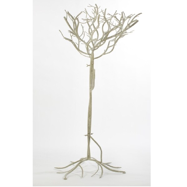 52" Natural Metal Artificial Tree -White - N/A