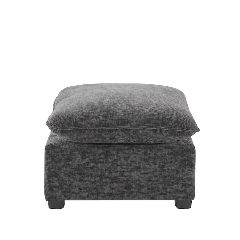 26*26" Ottoman Module for Modular Sectional Sofa,Wide Seat,Chenille,
