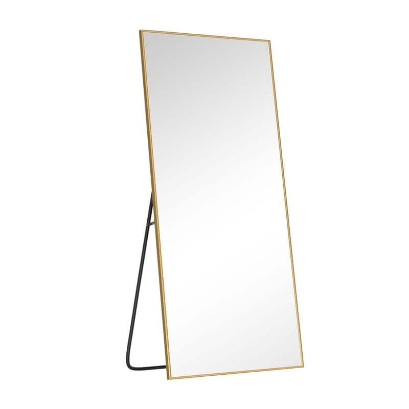 Full Length Free Standing Body Mirror Metal Framed Wall Mirror Large Floor Mirror