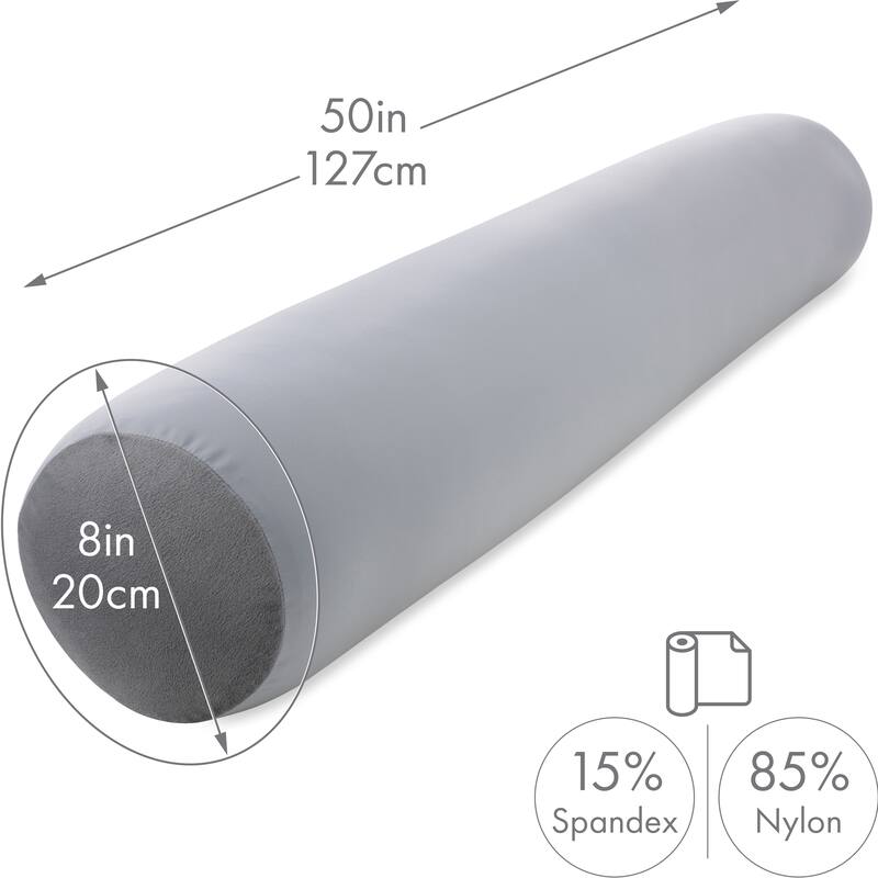 Cover Only - Body Pillowcase - Spandex/Nylon Blend for Silky Touch